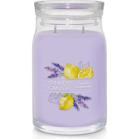 Yankee candle - lemon lavender signature candle citron s levanduli - vonna svicka 5670g (1/4)