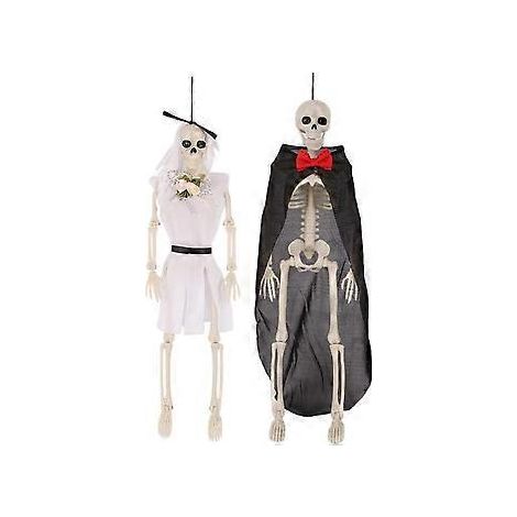 Halloween-Dekoration: Wetterfestes, lebensgroßes Kunststoffskelett mit beweglichen Gelenken, beweglicher menschlicher Knochen, ideal für Innen- und Außenszenen