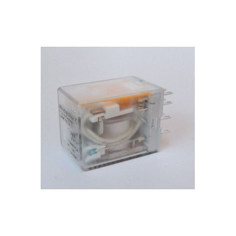 Relais industriel miniature 24V dc 250Vac 5A 4 inverseurs RT (AgNi 0.15µm Au) LED verte Weidmuller