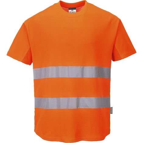 T-shirt aéré couleur : Orange taille L - PORTWEST