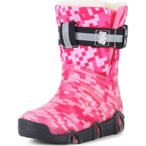 Ladehieid Chaussure Botte en Caoutchouc pour Enfant Fille Garçon (06-Rose, 21/22 EU)