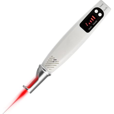 Pointeur Laser Picoseconde, Stylo de Suppression de Boutons pour Pores du Visage et Taches, Mole Removal Pen, Red Light (1/5)