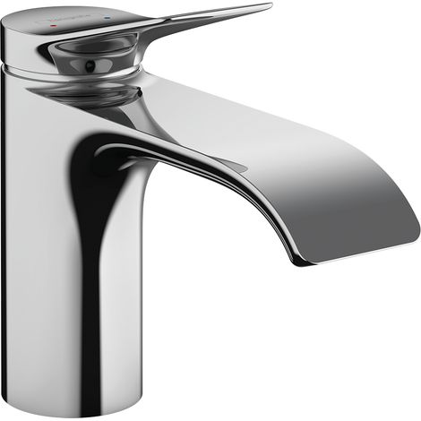 Hansgrohe – Mitigeur de lavabo 80 75012000 – Finition chrome – Hauteur sous bec 80 mm – Jet rectangulaire – Débit 5 l/min