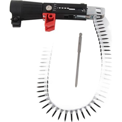 Accessoires de cloueuse pneumatique Sangle à ongles Raccords de machine à clouer automatique réglables avec tête de cloueuse pour fixer des connecteurs métalliques au bois (1/5)