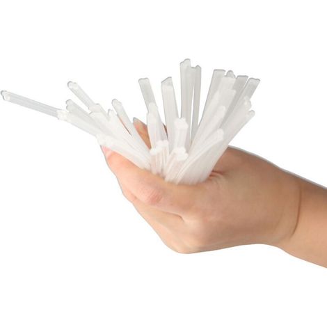 40 pièces baguette de soudage en plastique PP baguette de soudage pour pistolet à souder en plastique/pistolet à Air chaud 250mm blanc K17576W (1/3)