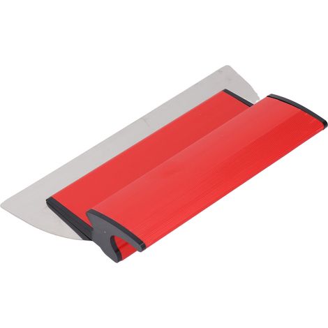 Lame à enduire pour plaques de plâtre, lame en acier inoxydable, manche en ABS, outil de finition pour le lissage des plaques de plâtre, 400 mm (1/5)