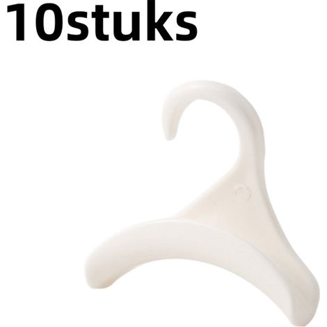 Lot de 10 crochets pour sacs à main avec porte sacs et rangement pour armoire cravates foulards et accessoires blanc (1/5)