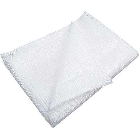 vidaXL Telone Leno 140 g/m² 8x10 m Bianco
