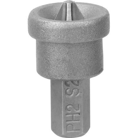 10 embouts magnétiques PH2 pour plaques de plâtre avec butée de profondeur de vissage