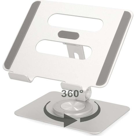 Stand tablet supporto full motion argento