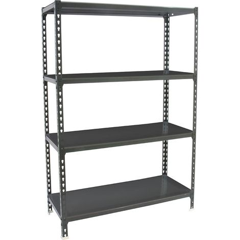 Simonrack Metallregal Anthrazit 4 Regalböden 150x110 cm