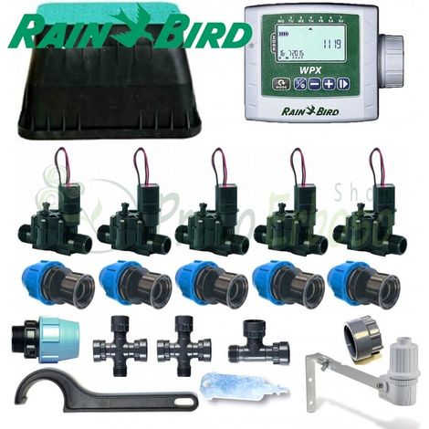Kit irrigazione Rain Bird a 5 zone 9V