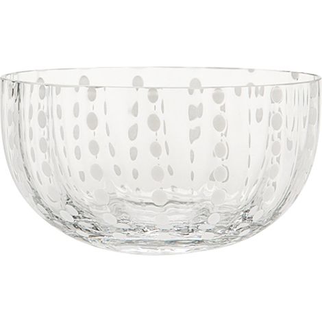 Zafferano Lot De 6 Bols Perle En Verre Coloré Transparent Fabriqués À La Main, Design Artisanal Vif Et Élégant Pour La Table Moderne (1/3)