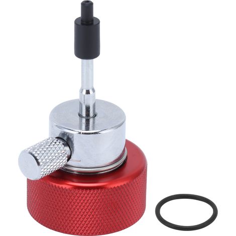 Adaptateur de remplissage propane en alliage d'aluminium, raccord fileté de recharge gaz avec orifice silicone, connecteur de charge GPL (1/5)