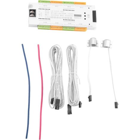 Bandeau lumineux LED à détecteur de mouvement pour escalier, 32 canaux, intensité variable, veilleuse intérieure, 12V/24V, flexible (1/5)