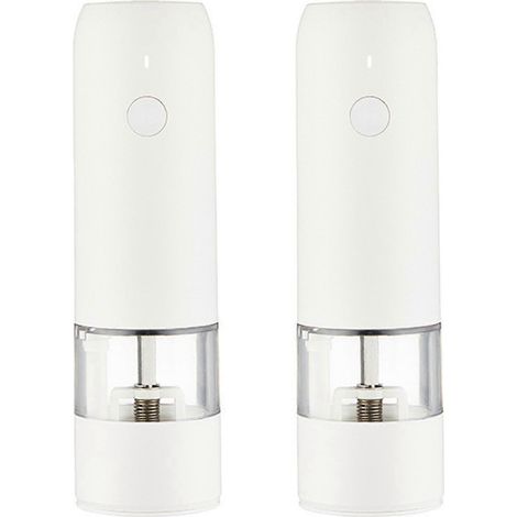 Elektrisches Salz- und Pfeffermühlen-Set, USB-Aufladung, Gewürzmühle, einstellbare Grobheit, Pfeffermühle Gr (1/5)