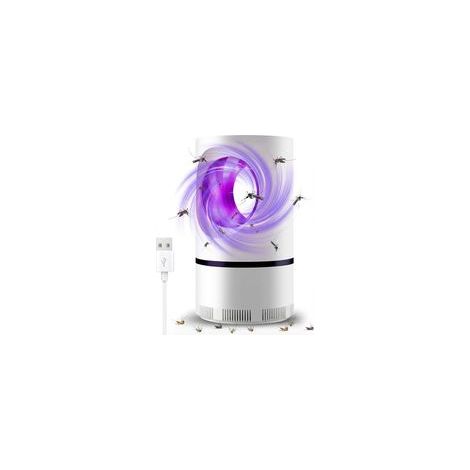 Lampe Anti Moustique, Lampe UV Moustique Interieur, LED Répulsif Tueur de Moustiques Attrape Mouche, USB Piège à Mouche Électrique, Appareil Anti Moustiques Intérieur Non Toxique, Efficace, Sûr