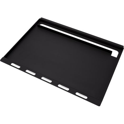 Weber – Plancha intégrale pour barbecue – Fonte émaillée – Surface de cuisson XXL – Retient les jus pour saveur optimale (1/2)