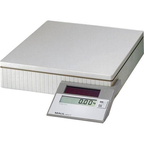 Maul MAULparcel S 50 Bilancia pesa pacchi Portata max. 50 kg Risoluzione 10 g, 50 g a energia solare Grigio (1/2)