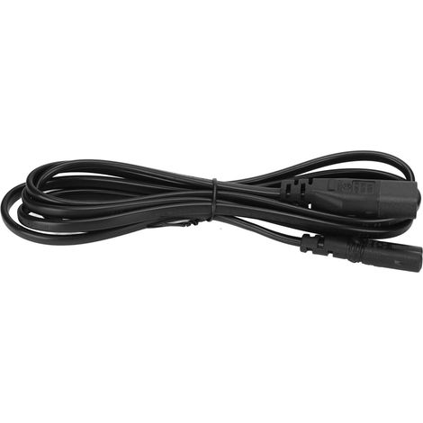 Câble d'alimentation IEC320 C8 vers C7 imperméable et résistant à la chaleur, 5.9ft, 100‑240V, adaptateur de prolongation (1/5)