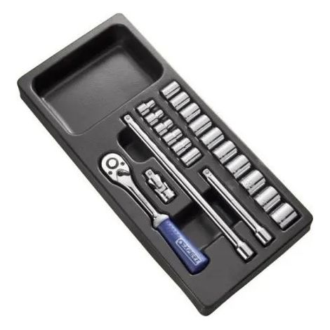 Chiavi e bussole expert 3/8 socket set cricchetto articolato