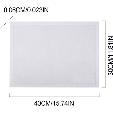 Tapis de cuisson en silicone antiadhésif, plaque de cuisson pour pain et macarons, accessoires de cuisine (1/5)