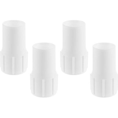 Raccords de tuyau d'aspirateur de piscine, paquet de 4, raccords étanches en plastique blanc, adaptés aux piscines. (1/5)