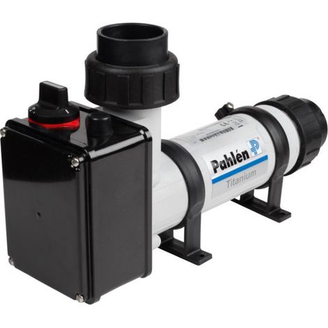 Pahlen Elektroheizer aus Kunststoff / Heizstab Titan 9 kW nicht digital