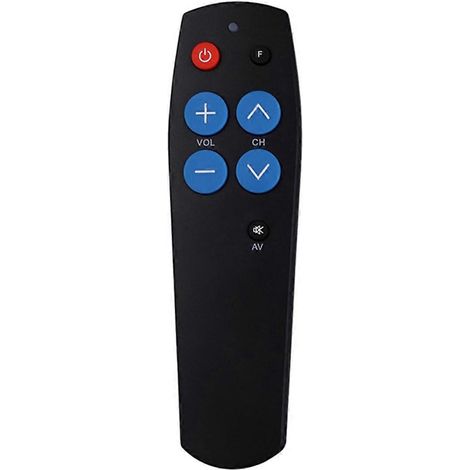 Control remoto universal programable para personas mayores, controlador inteligente de 7 teclas grandes, copia el código del decodificador de TV, DVD o caja de DVD.