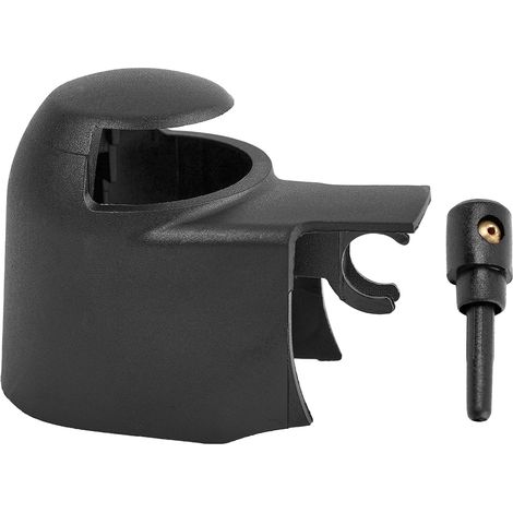 Rear Wiper Arm Cover Windshield Washer Nozzle 6Q6955435D 3B9955985A, Set of 2 Wiper Arm Caps for Passat Touran Polo Tiguan Golf Caddy Skoda (1/5)