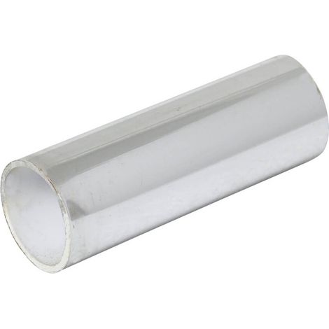 FloPlast Chrome Effect 40mm x 1.1M Waste Pipe for Versatile Use