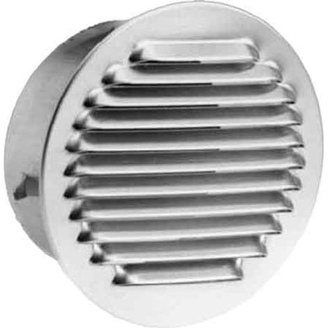GRIGLIA DI AERAZIONE IN ALLUMINIO INCASSO Ø 150 mm