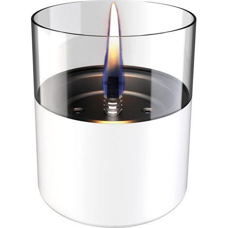 Candela da tavolo ricaricabile Lilly 10 Bianca Tenderflame (1/3)