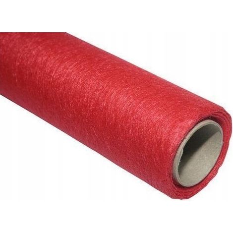 Tessuto non tessuto decorativo 50 cm x 10 m, rosso
