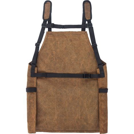 Tablier de jardin multifonctionnel avec trousse à outils et poches multiples