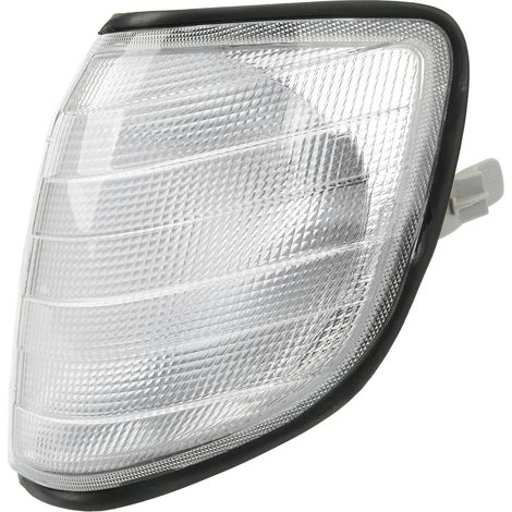 Pièce de rechange pour clignotant avant gauche, feu de virage, feu de position latéral haute luminosité et feu stroboscopique des modèles Mercedes-Benz S320, S420, S500, S600, 300SD et 300SE : 1408260 (1/5)