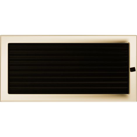 Lüftungsgitter 22x45 galvanisches Gold Jalousie (1/4)
