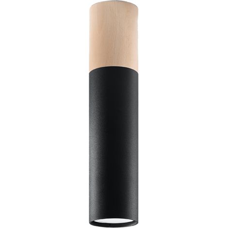 Plafón bloko 1 GU10 madera natural lumilo 06.267.35 (1/5)