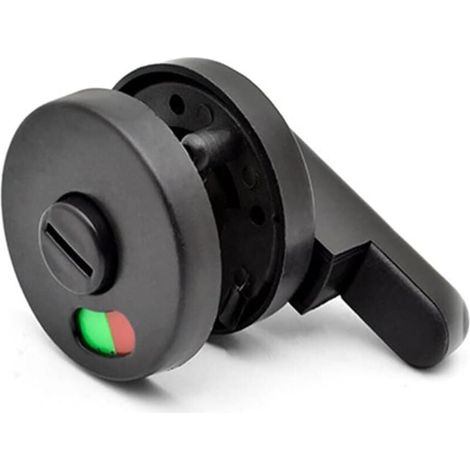 Indicateur de verrouillage de porte, indicateur de vacance de salle de bain, serrure de porte de toilettes, loquet de porte rotatif pour centre commercial, toilettes, toilettes, salle de bain (1/5)