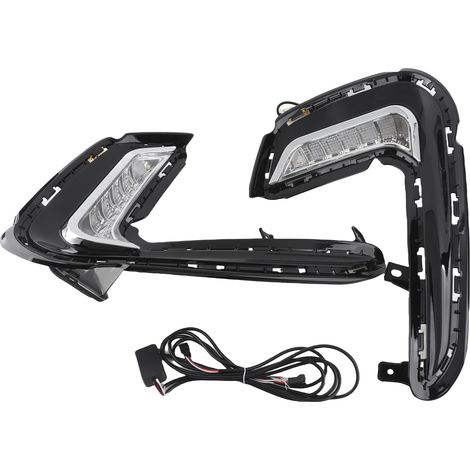Paar LED-Tagfahrlichter mit Blinkern und Nebelscheinwerfern, kompatibel mit Elantra 17-18 (1/3)
