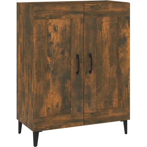 Aparador buffet cómoda mueble mueble de almacenaje organizador cocina salón salón 69,5 x 34 x 90 cm madera contrachapada marrón 020031032