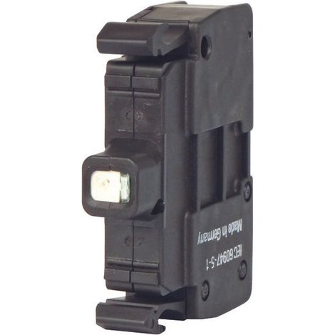Diodo LED azul M22-CLED-B montado en el panel frontal