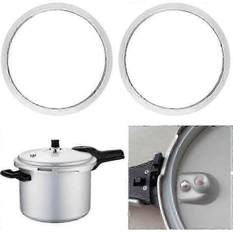 Lot de 2 joints en silicone de 22 cm pour autocuiseur - Joint étanche sans BPA. accessoires de cuisine écologiques (1/4)