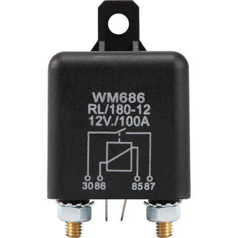 [NIE BENUTZT]100Amp 4-Pin Auf/Off Heavy Duty Schalter Split Last Breaker Für Auto Boot Van Schwarz