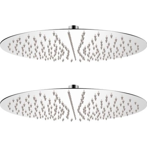 vidaXL Rain Shower Head 2 pcs Stainless Steel 脴 40 cm (1/5)