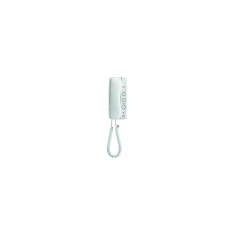 Aiphone – Combiné audio 1 bouton commande – Interphone mural RJ11 – Fixation murale – Contact sonnerie porte – GF1DK