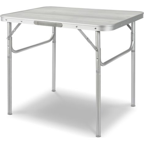 HOMECALL Campingtisch Klapptisch Gartentisch Klappbarer (leicht Beistelltisch Balkontisch Reisetisch), MDF Aluminium Mehrzwecktisch (1/5)