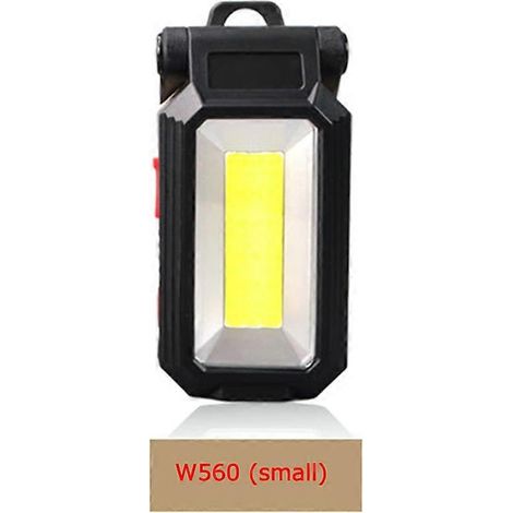 Lampe de travail rechargeable USB avec batterie intégrée, indicateur de charge, chargeur, lampe frontale de camping puissante, éclairage puissant