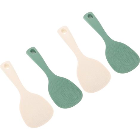 Ensemble de 4 ustensiles de cuisine verts, de qualité alimentaire (1/5)
