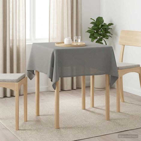 vidaXL Table Cloth 5 pcs Square Light Grey 110 x 110 cm (1/5)